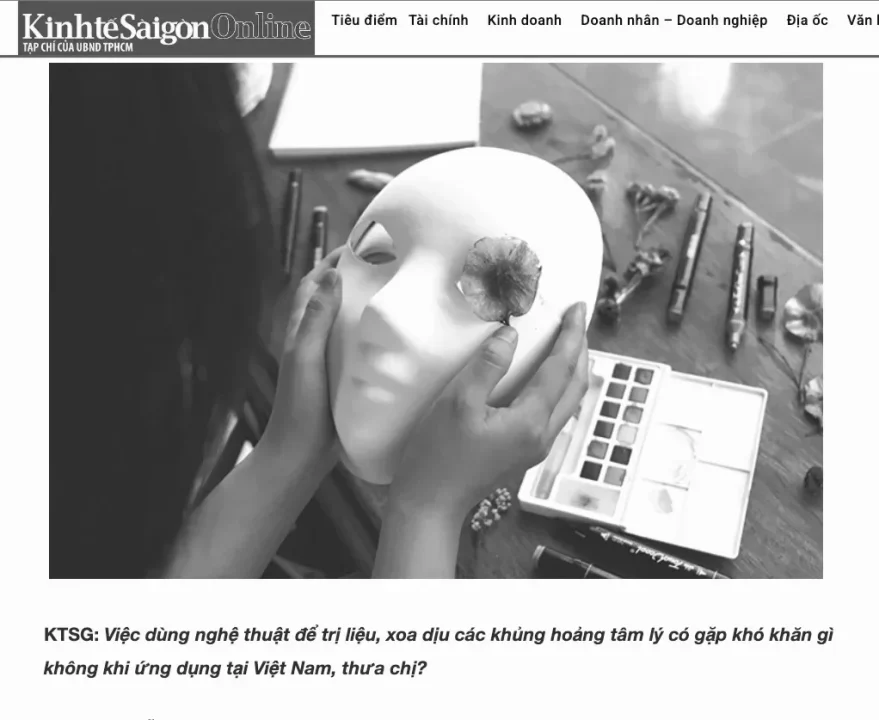 Mask making Linh Therapist